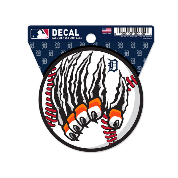 Detroit Tigers Clean Cut Decal 3" x 4"