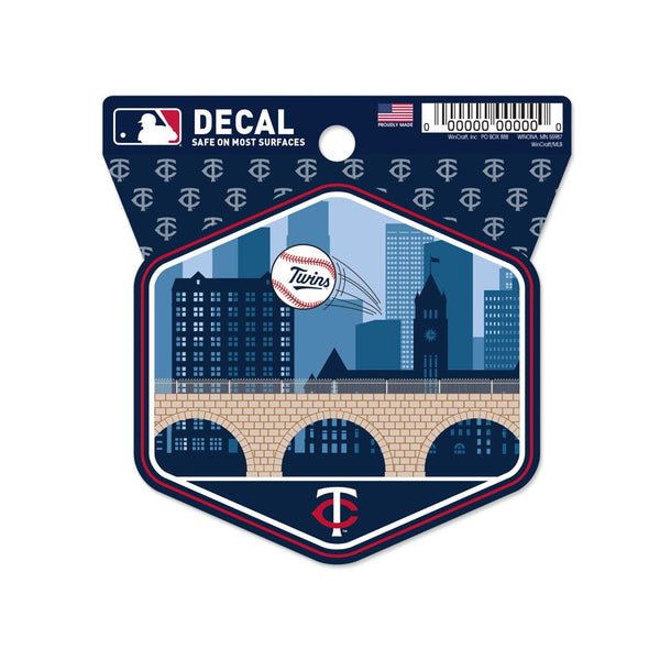 Minnesota Twins Clean Cut Decal 3" x 4"