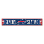 Buffalo Bills Wood Sign 6"x36" 3/8" thick