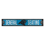Carolina Panthers Wood Sign 6"x36" 3/8" thick