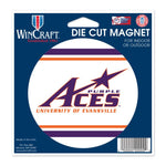 Wholesale-Evansville Purple Aces Die Cut Magnet 4.5" x 6"