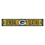Green Bay Packers Wood Sign 6"x36" 3/8" thick
