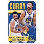 Golden State Warriors Plastic Sign 11" x 17" Stephen Curry