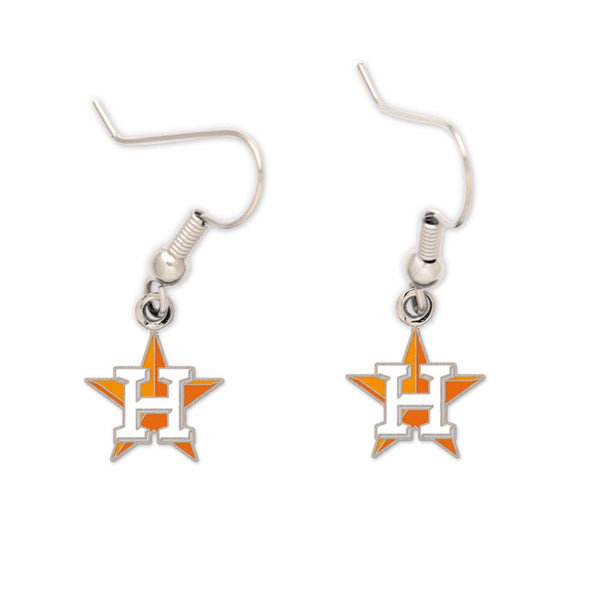 Houston Astros Earrings Jewelry Card