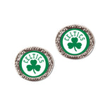 Boston Celtics Earrings Jewelry Carded Round