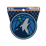 Minnesota Timberwolves Clean Cut Decal 3" x 4"