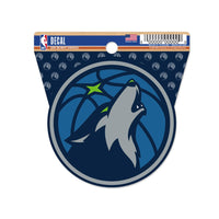 Minnesota Timberwolves Clean Cut Decal 3" x 4"