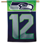 Seattle Seahawks / 12th Man Seahawks Vertical Flag 28" x 40"