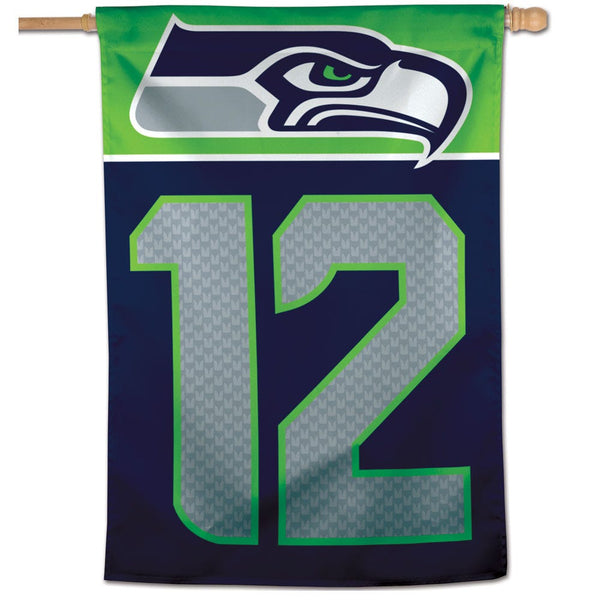 Seattle Seahawks / 12th Man Seahawks Vertical Flag 28" x 40"