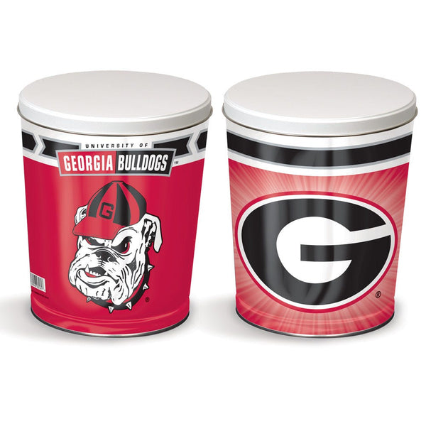 Georgia Bulldogs Gift Tin tapered 3 gallon