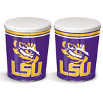 LSU Tigers Gift Tin tapered 3 gallon
