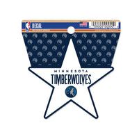 Minnesota Timberwolves Clean Cut Decal 3" x 4"
