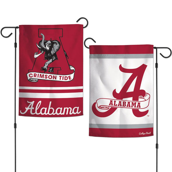 Alabama Crimson Tide /College Vault Garden Flags 2 sided 12.5" x 18"