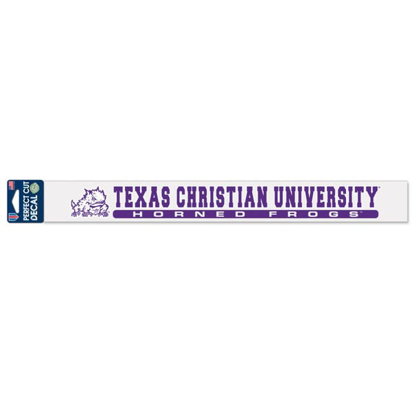 Wholesale-TCU Horned Frogs Perfect Cut Decals 2" x 17"