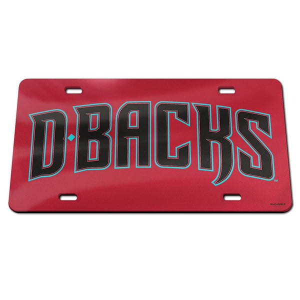 Arizona Diamondbacks Specialty Acrylic License Plate