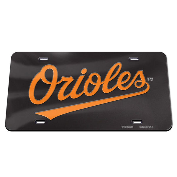 Baltimore Orioles Specialty Acrylic License Plate
