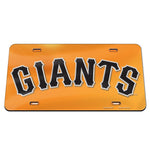 San Francisco Giants Specialty Acrylic License Plate