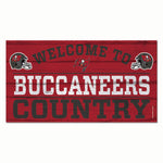 Tampa Bay Buccaneers Wood Sign 13"x24" 1/4" thick
