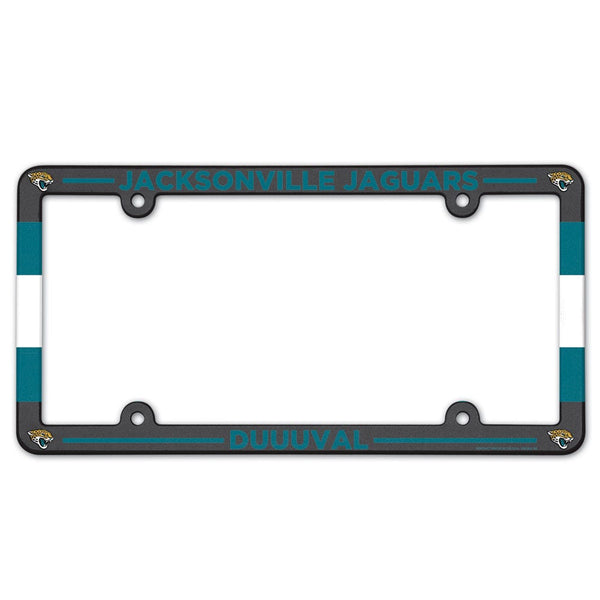 Jacksonville Jaguars Lic Plate Frame Full Color