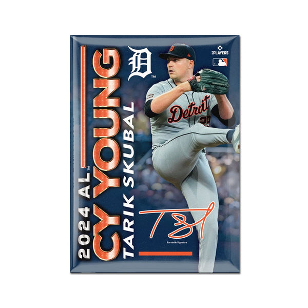 Detroit Tigers Metal Magnet 2.5" x 3.5" Tarik Skubal