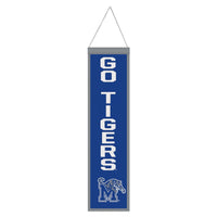Memphis Tigers Wool Banner 8" x 32"