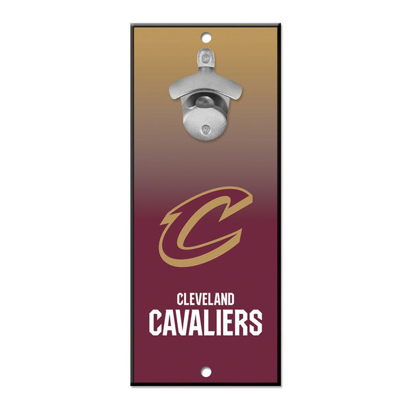 Cleveland Cavaliers Ombre Bottle Opener Sign 5x11