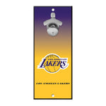 Los Angeles Lakers Ombre Bottle Opener Sign 5x11
