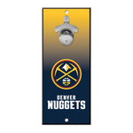 Denver Nuggets Ombre Bottle Opener Sign 5x11