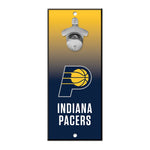 Indiana Pacers Ombre Bottle Opener Sign 5x11