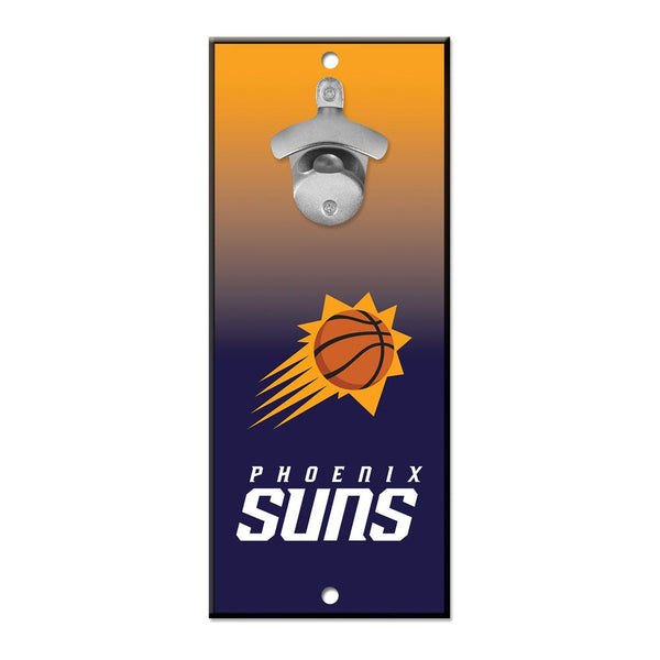 Phoenix Suns Ombre Bottle Opener Sign 5x11