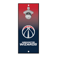Washington Wizards Ombre Bottle Opener Sign 5x11