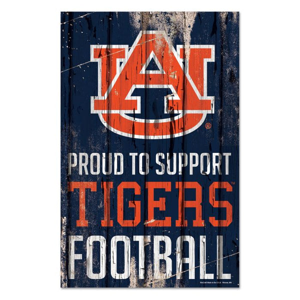 Wholesale-Auburn Tigers Wood Sign 11" x 17" 1/4" thick