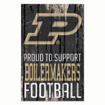 Wholesale-Purdue Boilermakers Wood Sign 11" x 17" 1/4" thick