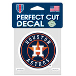 Houston Astros Perfect Cut Color Decal 4" x 4"