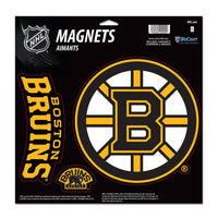 Boston Bruins Vinyl Magnet 11" x 11"