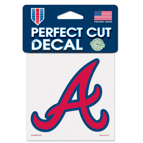 Atlanta Braves Perfect Cut Color Decal 4" x 4"