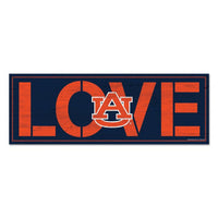 Wholesale-Auburn Tigers Wood Sign 8"x23" 1/4" thick