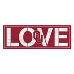 Wholesale-Oklahoma Sooners Wood Sign 8"x23" 1/4" thick