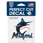 Miami Marlins Perfect Cut Color Decal 4" x 4"