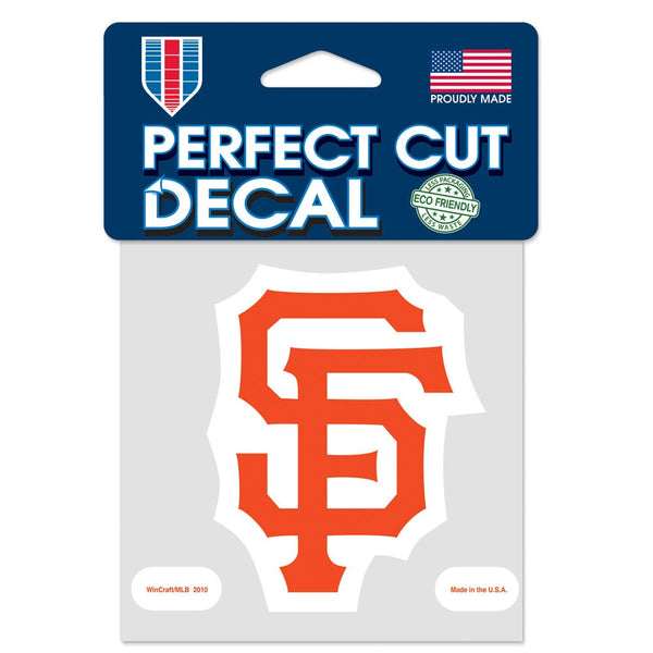 San Francisco Giants SF Perfect Cut Color Decal 4" x 4"