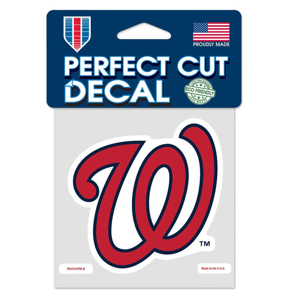 Washington Nationals Perfect Cut Color Decal 4" x 4"