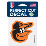 Baltimore Orioles Perfect Cut Color Decal 4" x 4"
