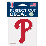 Philadelphia Phillies logo Perfect Cut Color Decal 4" x 4"