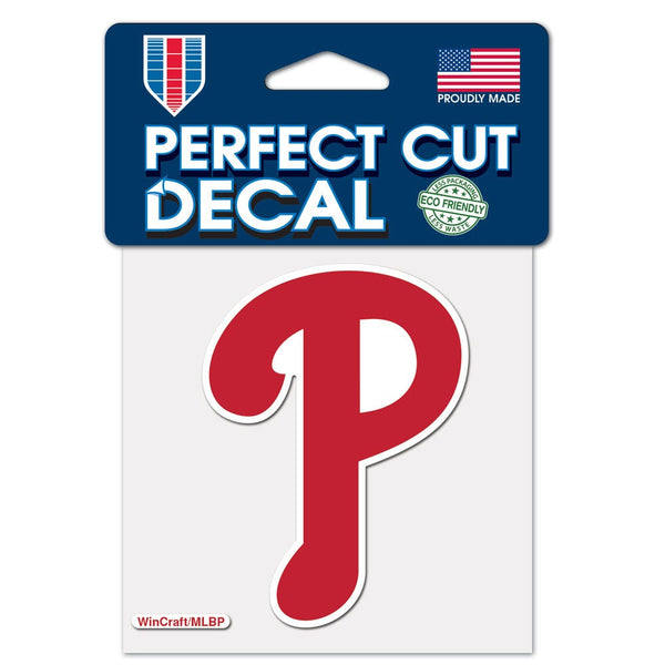 Philadelphia Phillies logo Perfect Cut Color Decal 4" x 4"