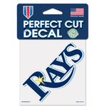 Tampa Bay Rays Rays Perfect Cut Color Decal 4" x 4"