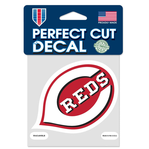 Cincinnati Reds Perfect Cut Color Decal 4" x 4"