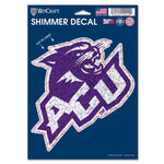 Wholesale-Abilene Christian Wildcats Shimmer Decals 5" x 7"