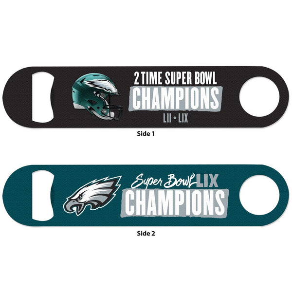 Super Bowl Champions Philadelphia Eagles Metal Bottle Opener 2 Sided