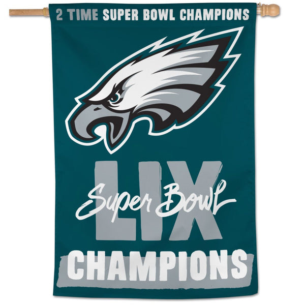 Super Bowl Champions Philadelphia Eagles Vertical Flag 28" x 40"