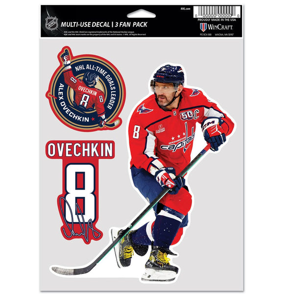 Washington Capitals Multi Use 3 FAN PACK Alex Ovechkin